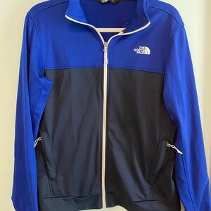 The North Face Vibrant Blue Outerwear zipper. Men’s size Small